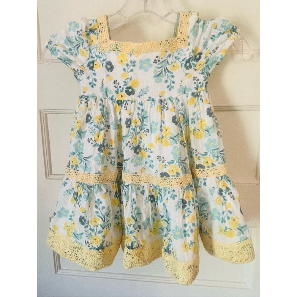 Joie Girls 3T Special Occasion Summer Floral Lace Dress. great condition